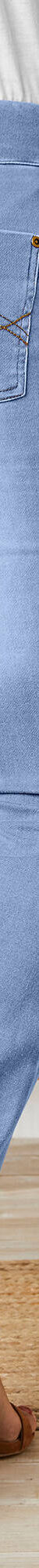 Jean bootcut ultra stretch, maille effet jean, grande stature (bleached) Jean bootcut ultra stretch, maille effet jean, grande stature (bleached)